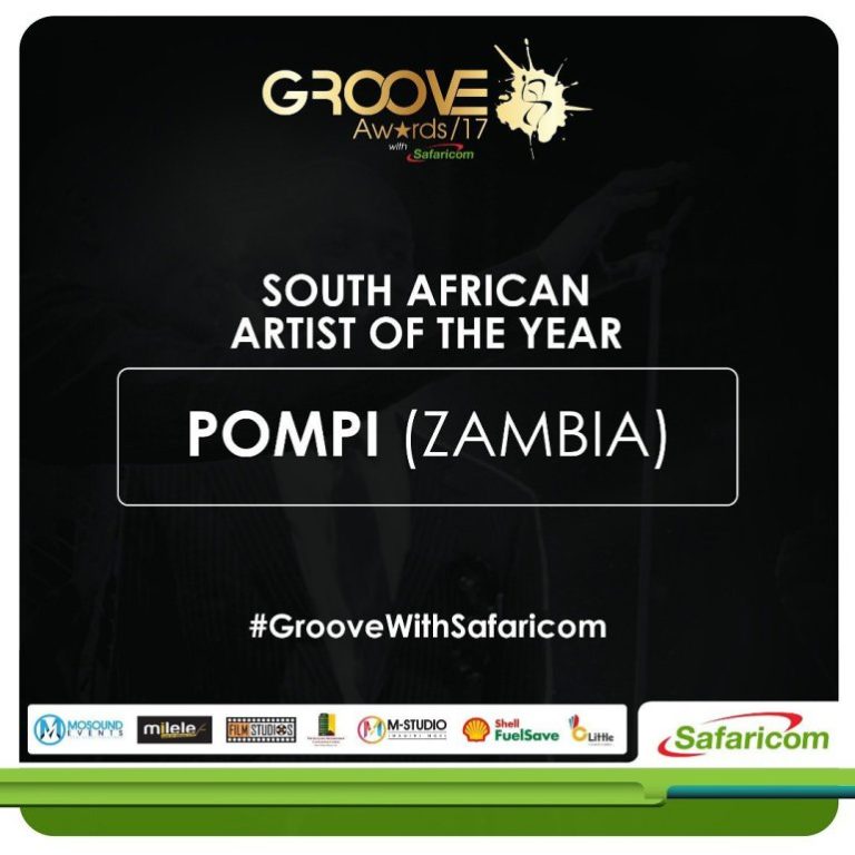 Pompi Scopes Southern African Artiste of Year at Groove Music Awards