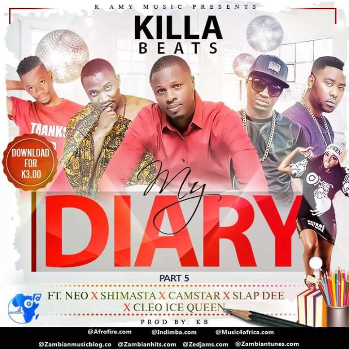 Song Preview: KB ft Camstar, Shimasta, Cleo Ice Queen, Slapdee & Neo- “My Diary Part 5” (Prod. KB)