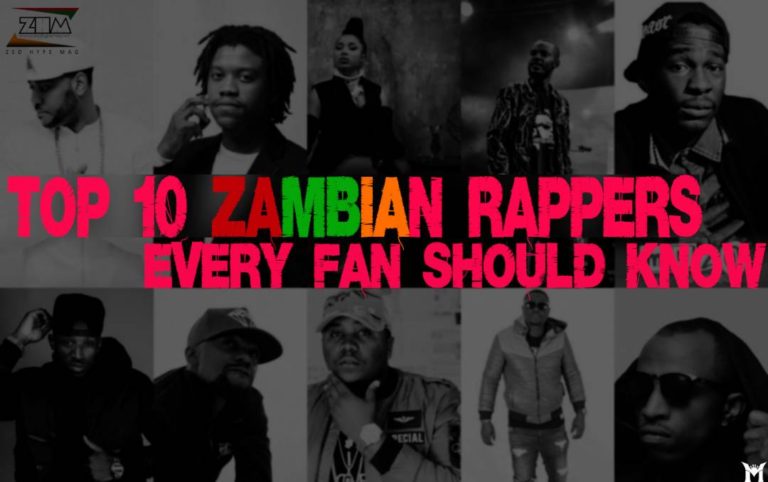 Top 10 Zambian Rappers Every Fan Should Know!