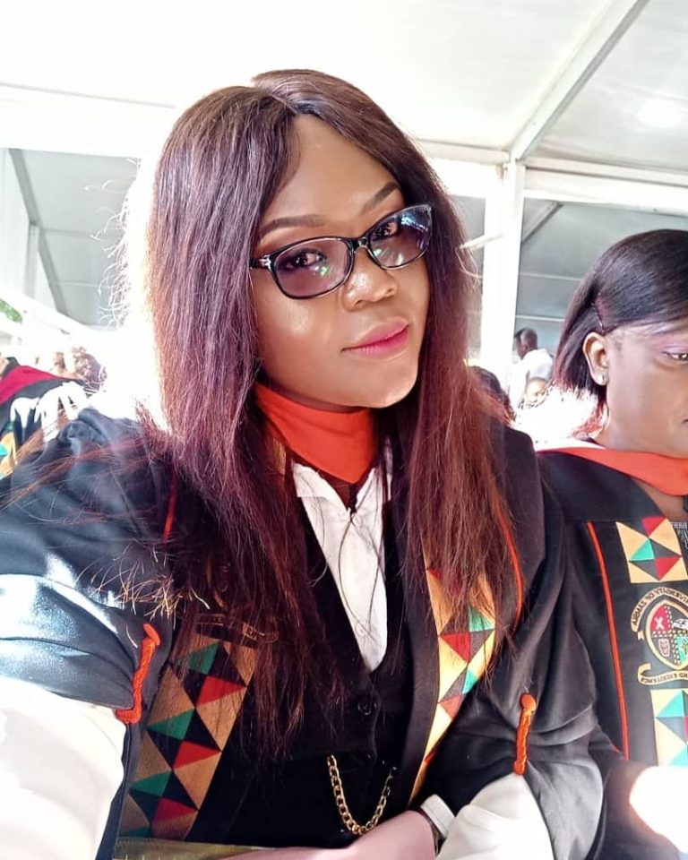 ‘Kantu’ graduates from UNZA With a Masters Degree