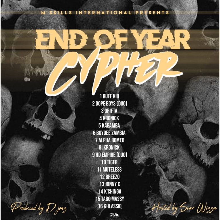 M Skills Ent. Ft Various- “End Of Year Cypher” (Prod. D Jonz)