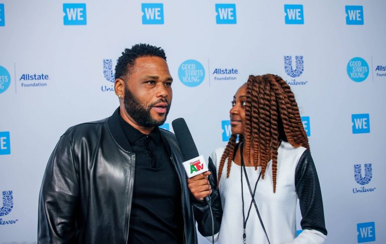 Thandi Chirwa Bags an Exclusive Interview with ‘Anthony Anderson’ at We Day Red Carpet